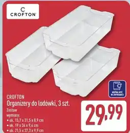 ALDI CROFTON Organizery do lodówki, 3 szt oferta