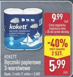ALDI KOKETT Ręczniki papierowe 3-warstwowe oferta