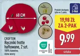 ALDI CROFTON Ręczniki frotte haftowane, 2 szt oferta