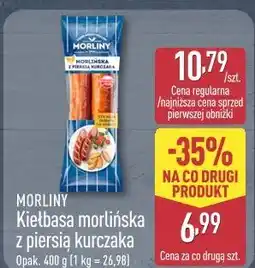 ALDI MORLINY Kiełbasa morlińska z piersią kurczaka oferta