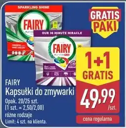ALDI FAIRY Kapsułki do zmywarki oferta