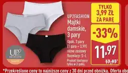ALDI UP2FASHION Majtki damskie, 3 pary oferta