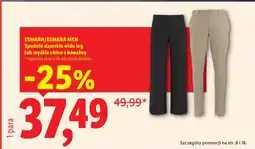 Lidl Spodnie męskie Esmara oferta