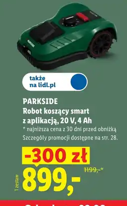 Lidl Robot koszący Parkside oferta