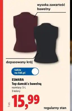 Lidl Top damski Esmara oferta