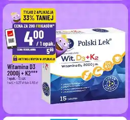 Polomarket Witamina D3 2000j + K2 Polski Lek oferta