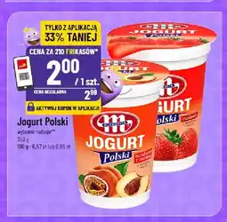 Polomarket Jogurt Polski brzoskwinia z marakują Mlekovita oferta