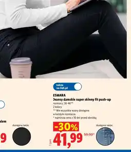 Lidl Jeansy damskie Esmara oferta
