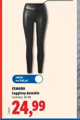 Lidl Legginsy damskie Esmara oferta
