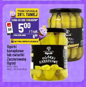Ogórki kanapkowe Zaczarowany Ogród