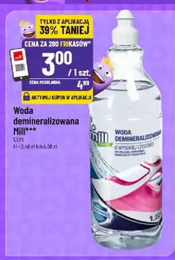 Polomarket Woda demineralizowana Mill oferta