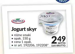 Makro Jogurt skyr jagodowy Piątnica oferta