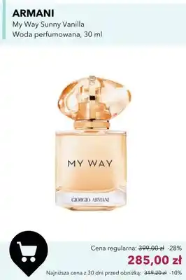 Woda perfumowana Armani My Way Sunny Vanilla