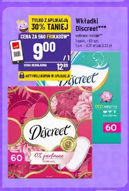 Polomarket Wkładki higieniczne Discreet Normal 0% perfume oferta