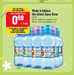 Polomarket Woda źródlana niegazowana dla dzieci Aqua Rosa oferta