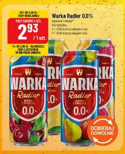 Polomarket Piwo bezalkoholowe Warka Radler Wiśnia z cytryną oferta