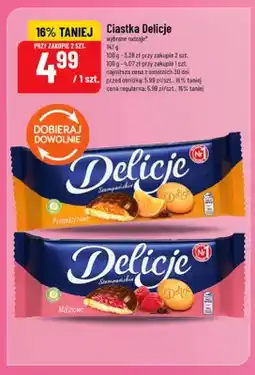 Polomarket Ciastka Delicje Szampańskie pomarańczowe oferta