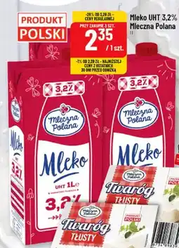 Polomarket Mleko UHT Mleczna Polana 3,2% oferta