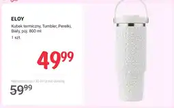 Rossmann Kubek termiczny Tumbler Eloy Perełki biały oferta