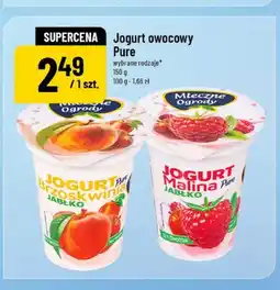 Polomarket Jogurt owocowy Mleczne Ogrody Pure brzoskwinia jabłko oferta