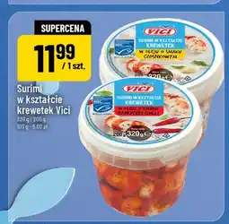 Polomarket Surimi w kształcie krewetek Vici w oleju o smaku czosnkowym oferta