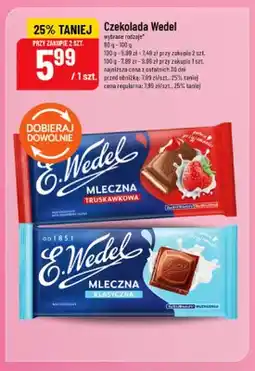 Polomarket Czekolada mleczna truskawkowa E.Wedel oferta