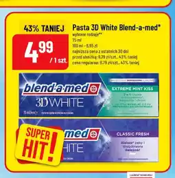 Polomarket Pasta do zębów Blend-a-med 3D White Extreme Mint Kiss oferta