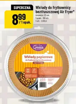 Polomarket Wkłady do frytkownicy beztłuszczowej Gosia średnica 23 cm oferta