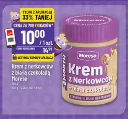 Polomarket Krem z nerkowców z białą czekoladą Moreso oferta