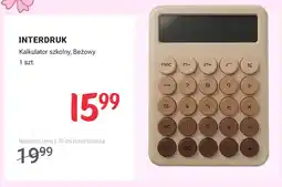 Rossmann Kalkulator szkolny beżowy Interdruk oferta