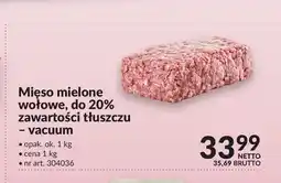 Makro Mięso mielone wołowe do 20% zawartości tłuszczu vacuum oferta