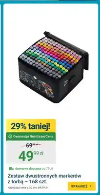 ERLI Zestaw dwustronnych markerów z torbą oferta
