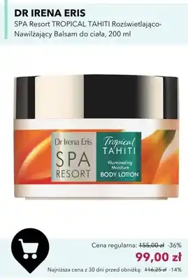 Balsam do ciała rozświetlająco-nawilżający Dr Irena Eris SPA Resort Tropical Tahiti