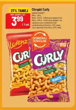 Polomarket Chrupki Curly Peanut Classic Lorenz oferta