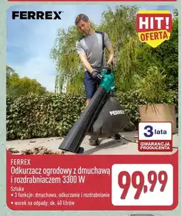 ALDI Odkurzacz ogrodowy z dmuchawą i rozdrabniaczem Ferrex oferta