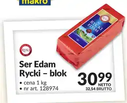 Makro Ser Edam Rycki blok oferta