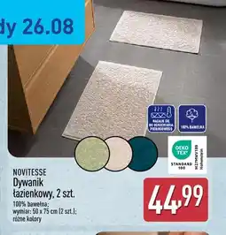 ALDI Dywanik łazienkowy Novitesse 2-pak oferta
