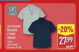 ALDI Koszula z lnem męska UP2FASHION oferta