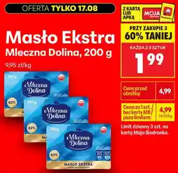 Biedronka Masło Ekstra Mleczna Dolina oferta