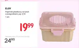 Rossmann Pojemnik plastikowy na lunch Eloy z przegródkami oferta