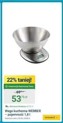 ERLI Waga kuchenna Webber - pojemność oferta