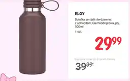 Rossmann Butelka ze stali nierdzewnej z uchwytem Eloy ciemnobrązowa oferta