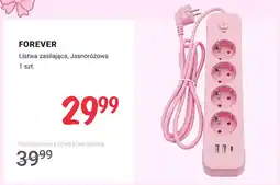 Rossmann Listwa zasilająca Forever jasnoróżowa oferta