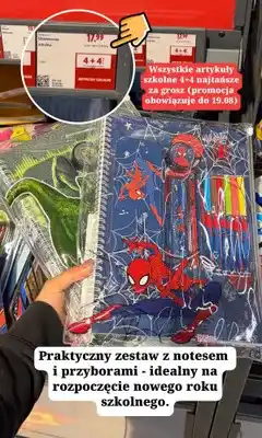 Lidl Zestaw szkolny Undercover Spider-Man oferta