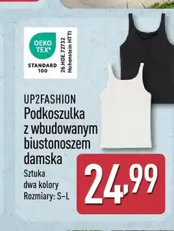 ALDI Podkoszulka z wbudowanym biustonoszem damska UP2FASHION oferta