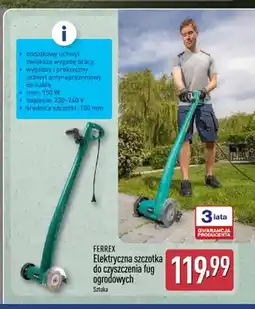 ALDI Elektryczna szczotka do czyszczenia fug ogrodowych Ferrex oferta