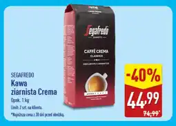 ALDI Kawa ziarnista Segafredo Caffè Crema Classico oferta