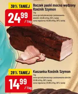 Polomarket Boczek paski mocno wędzony Rzeźnik Szymon oferta