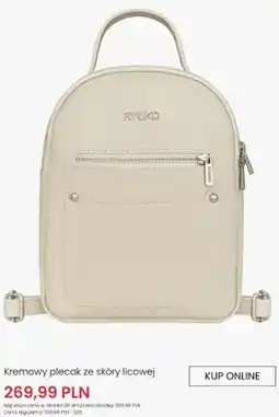 Ryłko Plecak ze skóry licowej Ryłko oferta