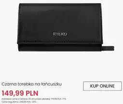 Ryłko Torebka czarna na łańcuszku Ryłko oferta